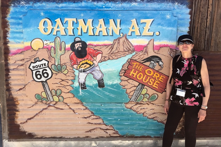 Historyczne miasto górnicze Oatman i Route 66 ExperienceOatman Mining Town & Route 66 + odbiór w Las Vegas