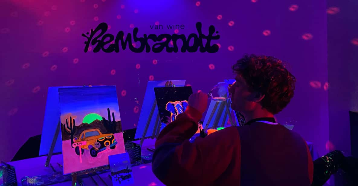 Afbeelding 22 van Antwerpen: Schilderen en drinken in het donker bij Rembrandt van Wine