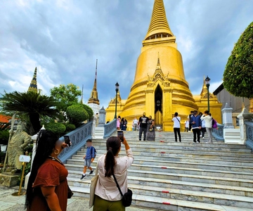 Bangkok: Grand Palace Wat Phrakaew Wat Pho Khon Show