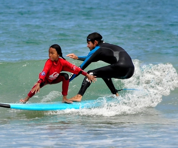 Santander: clases de surf en la playa de Somo