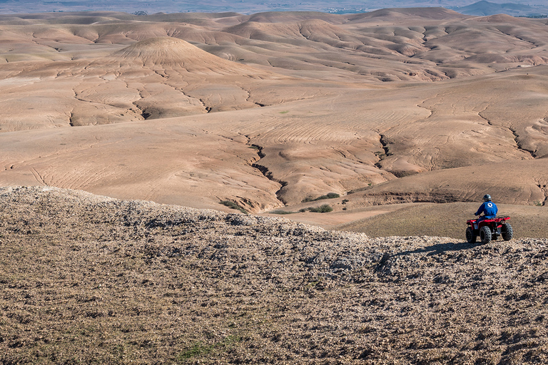 Passeio de quadriciclo e camelo em Agafay com jantar no Chouf L&#039;orMarrakech: Agafay Desert Quad Bike, passeio de camelo e jantar