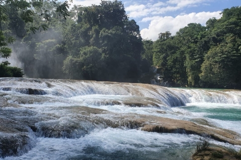 Depuis Palenque : cascades de Misol Ha et Agua Azul