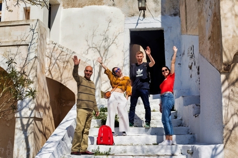 De Fira: visite privée de Santorin hors des sentiers battusSantorin : visite privée hors des sentiers battus