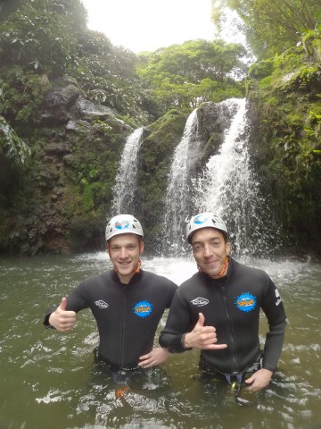 Visit Canyoning in Ribeira dos Caldeirões in Azores
