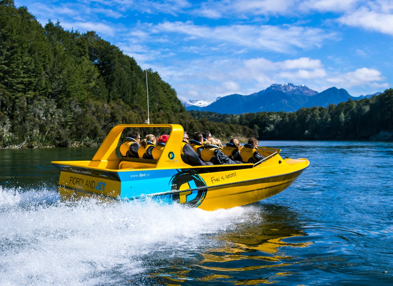Te Anau: River Jet Boat og cykeltur med lokal guide