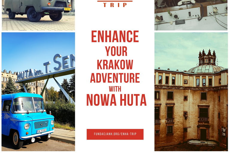 Krakow: Nowa Huta Guided Tour in Vintage Car 2.5-Hour Private City Tour