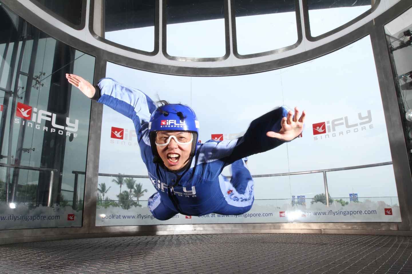 Singapur: I-Fly Indoor Skydiving Ticket