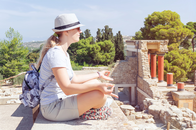 Heraklion: Prywatna wycieczka do Knossos i degustacja wina z lunchem