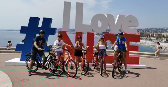 Nizza: Fahrrad- oder E-Bike-Verleih