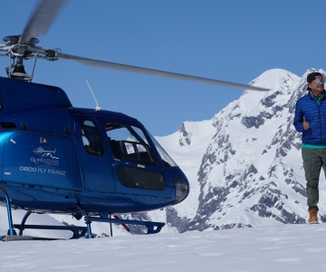 Franz Josef Town: Glacier Helicopter Tour with Snow Landing