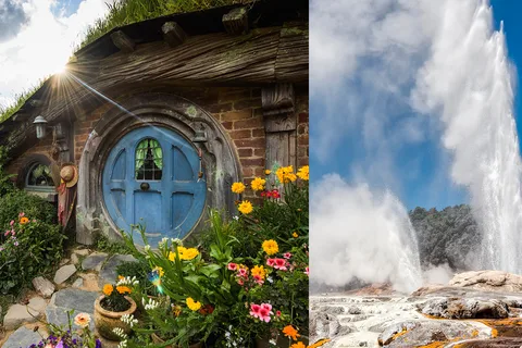 Auckland: Excursión de un día a Hobbiton y Rotorua, incluido Te Puia