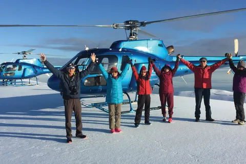 Ville de Franz Josef : vol en hélicoptère sur 3 glaciers avec atterrissage