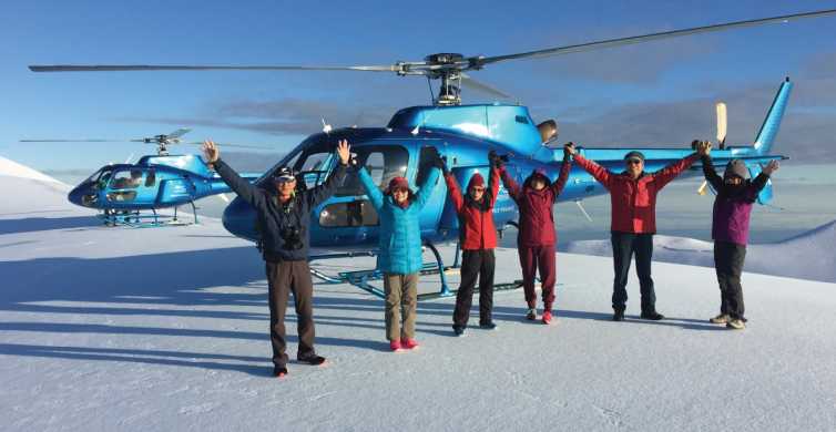 Città di Franz Josef: giro in elicottero a 3 ghiacciai con atterraggio
