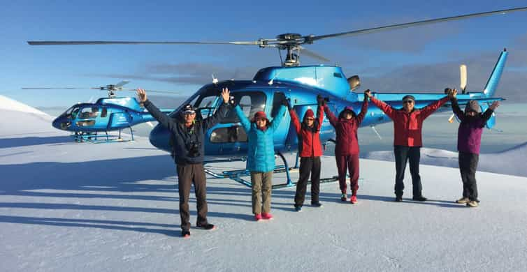 Città di Franz Josef: giro in elicottero a 3 ghiacciai con atterraggio