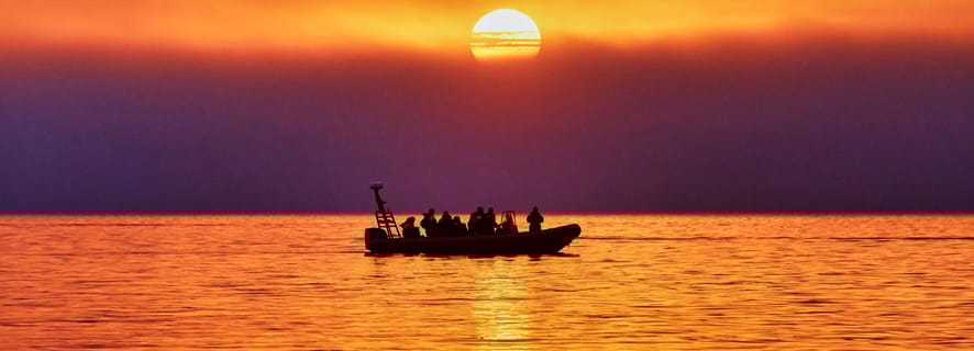 Fra Tromsø: Midnattsbåttur til Hella med RIB