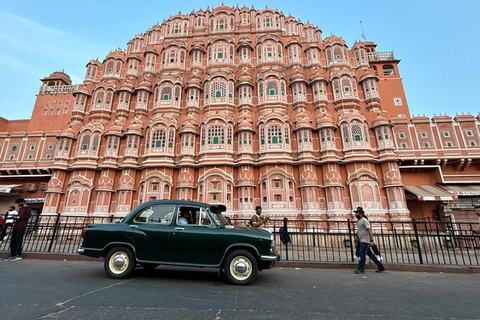 Jaipur sightseeing tour by classic vintage car