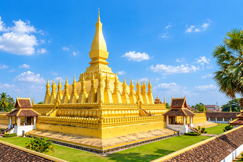 Vientiane: Private City Tour by Electric Vehicle with Guide Private Culture, and History Tour Only