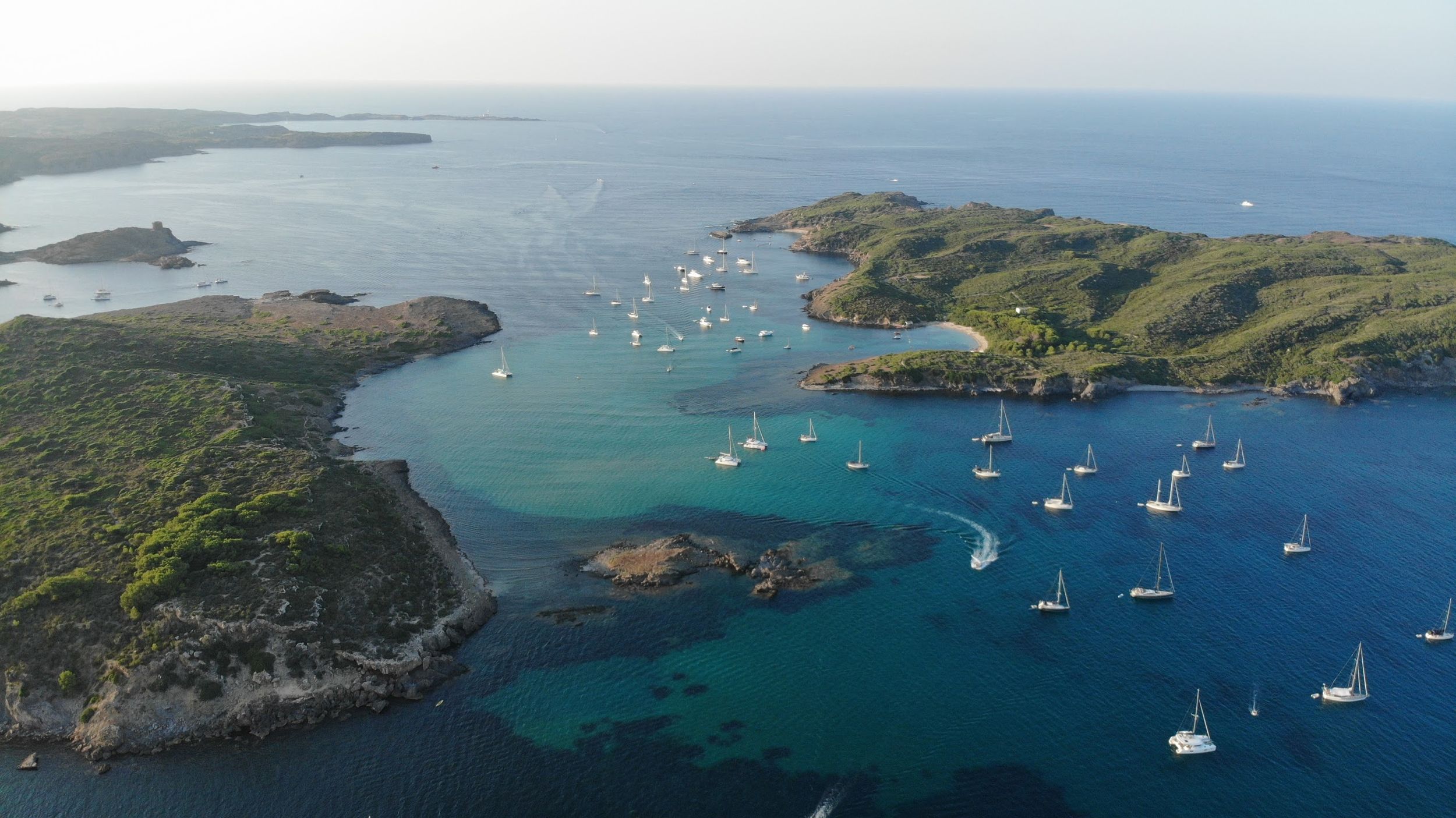 Menorca: Taxi-Boot von Es Grau zur Insel Colom