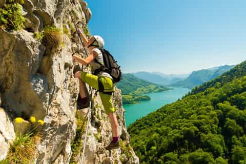 Salzkammergut: Via Ferrata Climbing Tour at Drachenwand