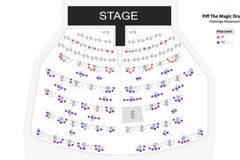 Las Vegas: Espectáculo de Piff el Dragón Mágico en el FlamingoPiff el Dragón Mágico 2024 RDMA2 P1 Precio con descuento permanente