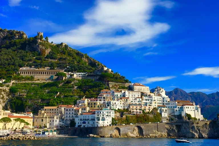 De Sorrente : excursion en bateau premium sur la côte amalfitaineSorrente : visite premium de Positano et Amalfi