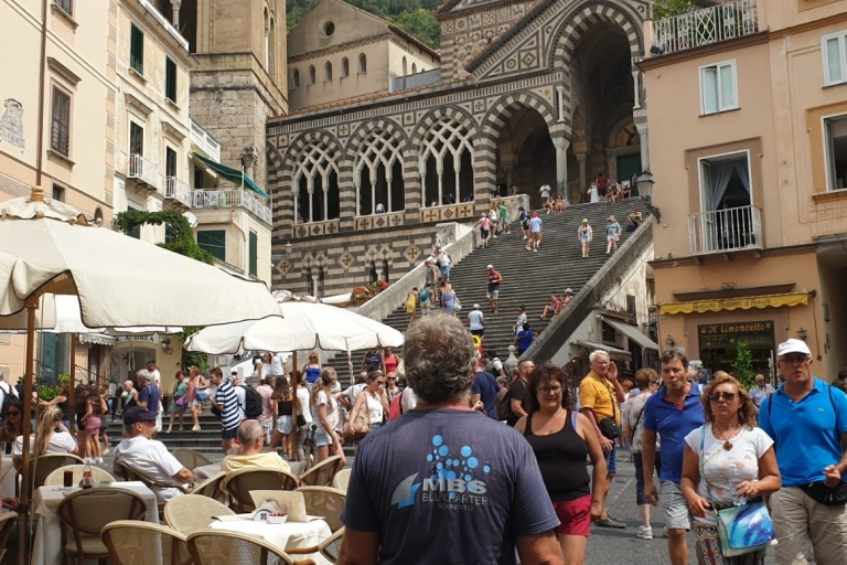 Van Sorrento: premium boottocht AmalfikustSorrento: Premium Positano en Amalfi Tour