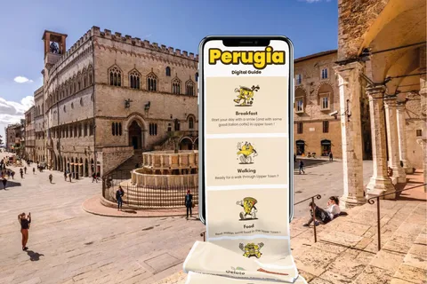 Perugia: Guia digital feito com um local para o teu tour guiado