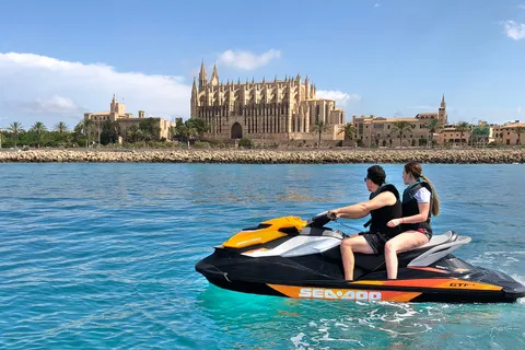 Palma de Mallorca: Jetski-Tour zur Kathedrale von Palma