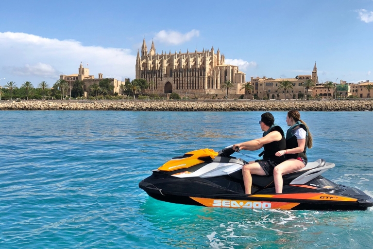 Palma de Mallorca: tour en moto de agua a la catedral de PalmaOpción estándar