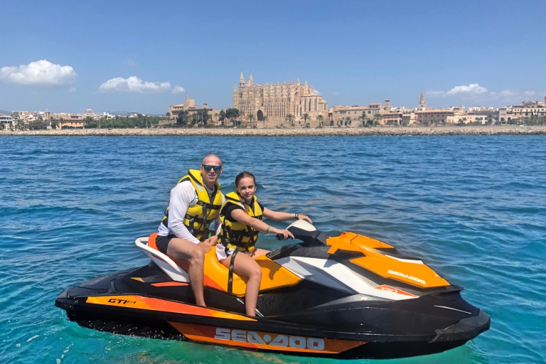 Palma de Mallorca: jetski-tour naar de kathedraal van PalmaStandaard Optie: