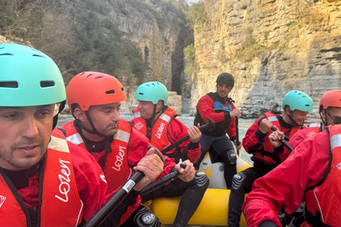 Berat Osumi Canyon Rafting, Waterfall, Swimming and Lunch