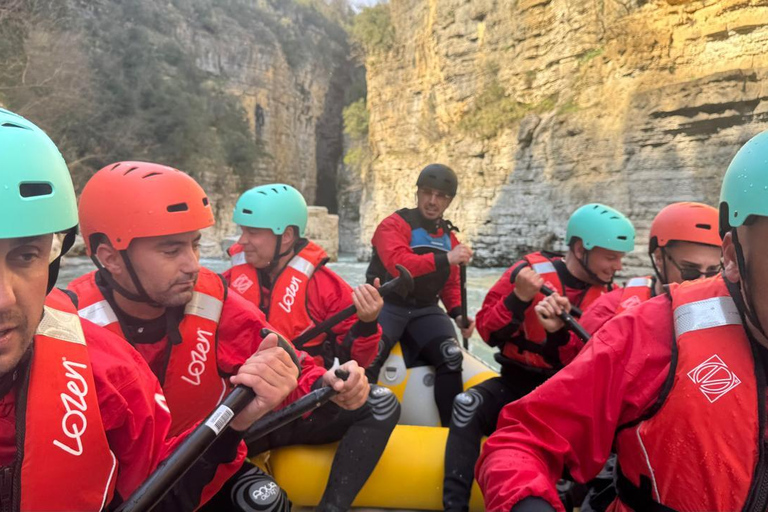 Berat Osumi Canyon Rafting, Waterfall, Swimming and Lunch