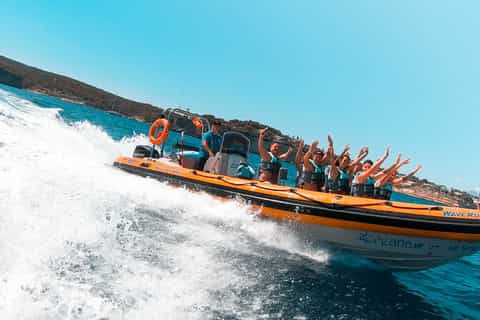 Magaluf: Boat Adventure with Beach Activities and Snacks