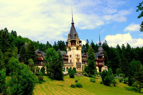 Recorrido de 1 día por Bucarest: Castillo de Peles y Drácula y ciudad de BraşovExcursión de un día a Bucarest: Castillo de Drácula, Castillo de Peleș y Brașov