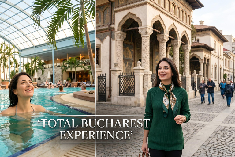 Therme Bucharest & Transfer: 4.5h Access for Palm & Galaxy