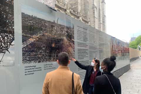 Paris: Notre Dame Renovation and Guided Walking Tour