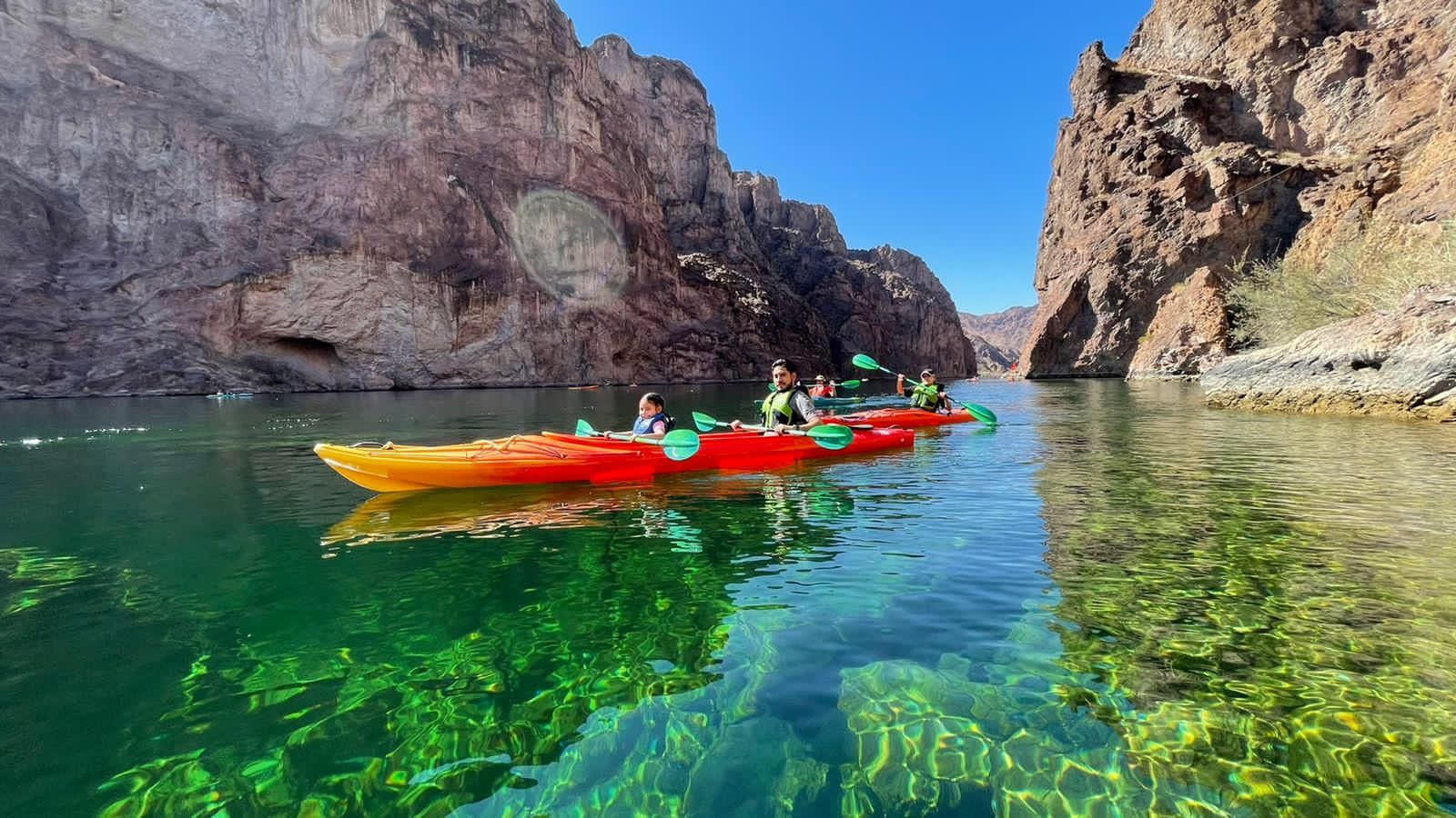Von Las Vegas: Geführte Kajaktour durch die Emerald Cave mit Shuttle