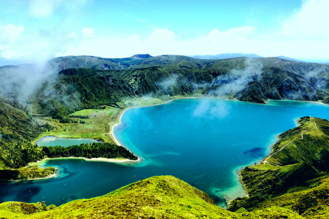 Sete Cidades en Lagoa do Fogo: privéjeeptour met lunchDagtour met lunch