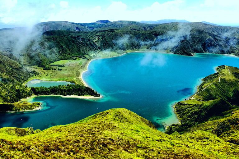 Sete Cidades en Lagoa do Fogo: privéjeeptour met lunchDagtour met lunch