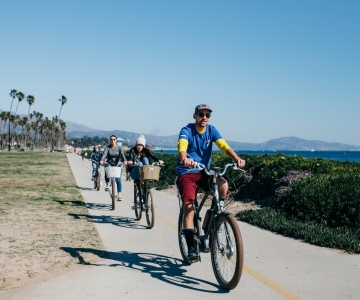 Santa Bárbara: passeio de bicicleta elétrica pela cidade
