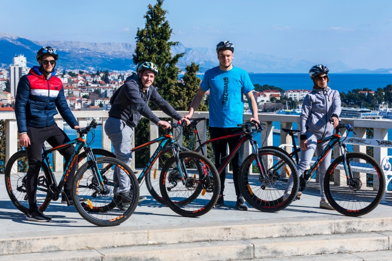 Split: fietstocht oude stad en Marjan Park