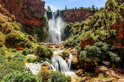 From Marrakech: Ouzoud Waterfalls Guided Hike and Boat Trip