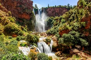 Marrakech: escursione guidata alle cascate di Ouzoud, giro in barca e pranzo