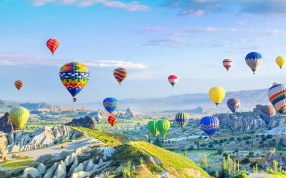 Kappadokien: Fahrt mit dem Heißluftballon