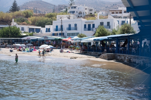 Île de Naxos : Visite guidée en bus avec arrêt baignade à Apollonas