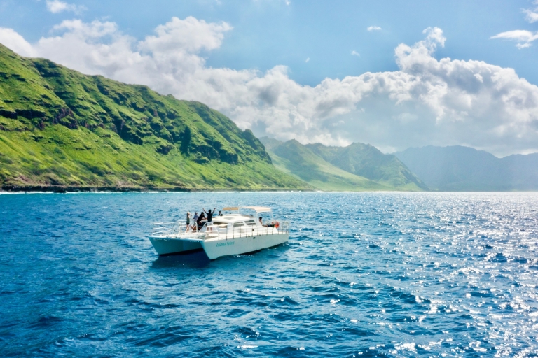 West O'ahu : croisière en catamaran pour nager avec les dauphins