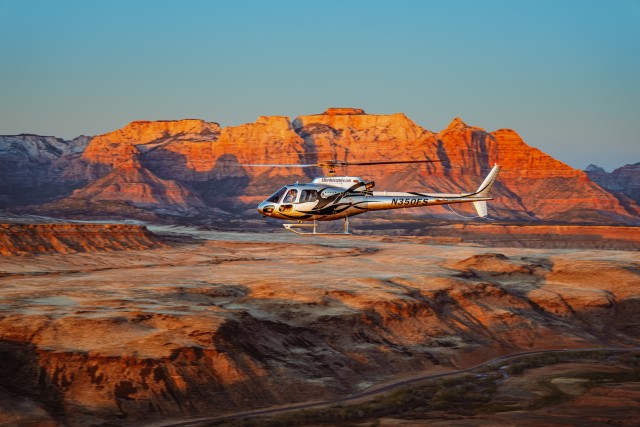 Visit Zion National Park and Canaan Cliffs Helicopter Tour in Zion National Park