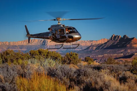 Zion National Park och Canaan Cliffs: Helikoptertur
