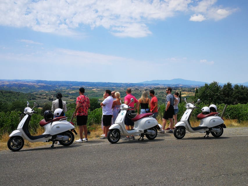 sunset vespa tour florence