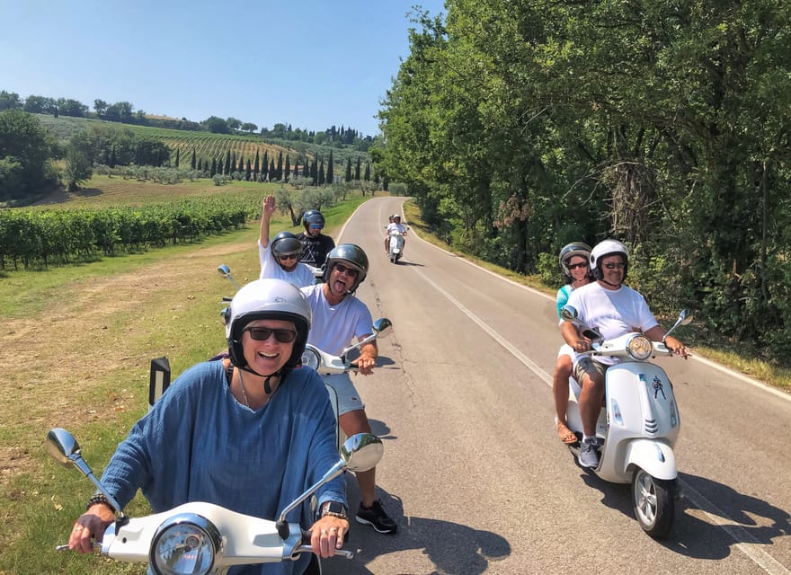 sunset vespa tour florence